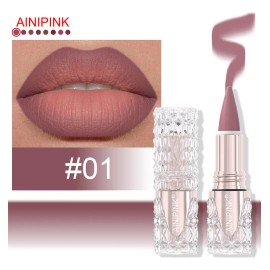 Ainipink Labial Mate 1 Pieza Con Fácil Aplicación