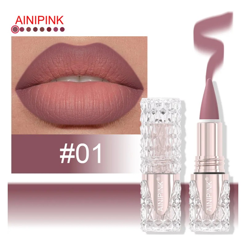 Ainipink Labial Mate 1 Pieza Con Fácil Aplicación