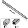 XMHF 10Pcs 75mm/3inch Long 1/4 Inch Hex Shank T27 Torx