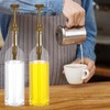4 Pcs Coffee Syrup Dispenser, 750ml Syrup Bottles, Syrup Dispenser