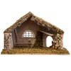VILLAGE GIFT IMPORTERS Nativity Creche Stable | 12" Tall and