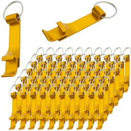 MTOMDY - Llavero abrebotellas de 100 unidades, a granel, abridor de botellas de cerveza para bebidas, abrebotellas de aluminio, abridor de botellas de cerveza de aluminio, llavero para cocina, boda