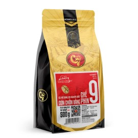 HUCAFOOD Vietnamese Ground Beans Weasel Filter Coffee 3 Intensity Levels 500G - Number 9
