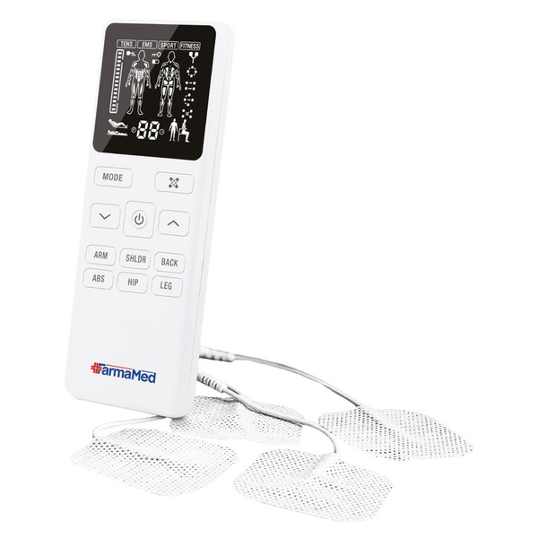 FarmaMed Digital Muscle Stimulator TENS EMS Sport Fitness LCD Screen