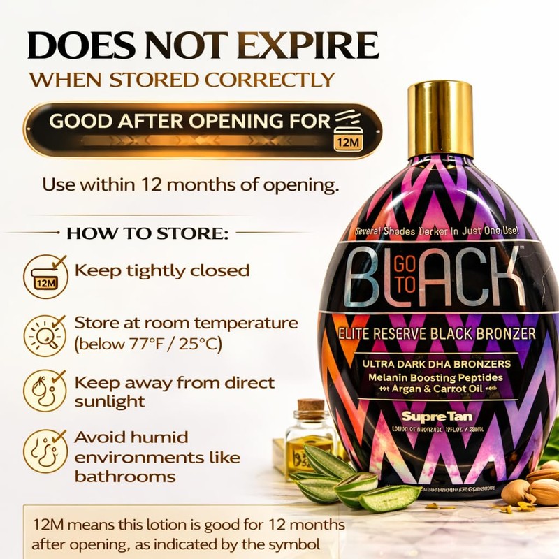 Supre Go to Black Blazing Elite Black Bronzer 12 oz.