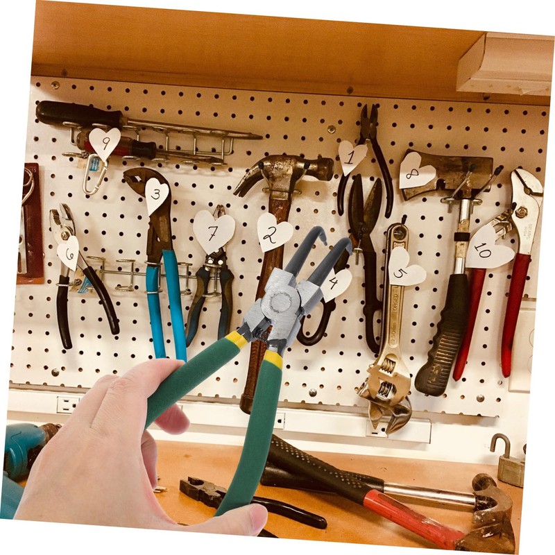 CHILDWEET 1set Heavy Duty Circlip Pliers Kit Precision Spring Loaded