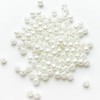 MYmama 100 Plastic Pearl Beads 3mm White Pearl Beads with