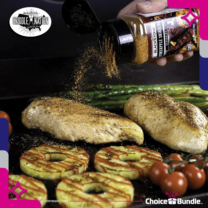 Blackstone Cajun, Pineapple Sriracha, Tequila Lime Seasoning - Gourmet Griddle