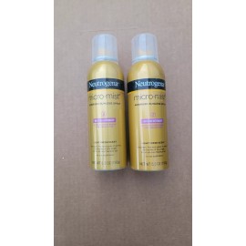 Neutrogena Micro Mist Airbrush Sunless Tan Spray Medium Intensity 5.3 Oz 2 Pack