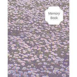 Memory Book: 90 page 8x10 size memory journal book with space to write your memories to leave as a keepsake for your family.