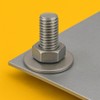 BCP Fasteners 100 Qty #8 Stainless Steel SAE Flat Finish