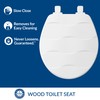 MAYFAIR 33SLOW 000 Sculptured Basket Weave Toilet Seat will Slow