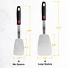 Stainless Steel Flexible Spatula Solid Turner, XiaoZu Thin Metal Spatula