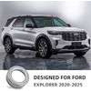 ZSJO Bling Car Accessory for Ford Explorer,Crystal Car Side Light