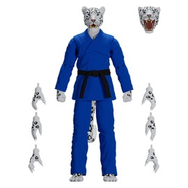 Icon Heroes Zoo Jitsu Fighters: Shadow The Snow Leopard (Blue Gi) 6-Inch Action Figure