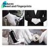 Cotton Gloves for Dry Hands, Paxcoo 20 Pairs Large White