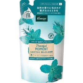 Kneipp Foam Body Wash, Peace Full Moment, Aqua Herbal Scent, Refill Use, 14.1 oz (400 g)