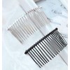 3 Pcs Twist Wire Silver Hair Combs Wedding Bridal Veil