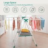 slieton Clothes Drying Rack, Foldable Metal Laundry Rack, Space-Saving Free-Standing
