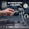 T13 Action Figure Alloy Titan 13 Dummy 13 Robot Set