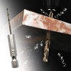 6 Pcs 1/4" Hex Shank Drill Bits 1.5mm High Speed