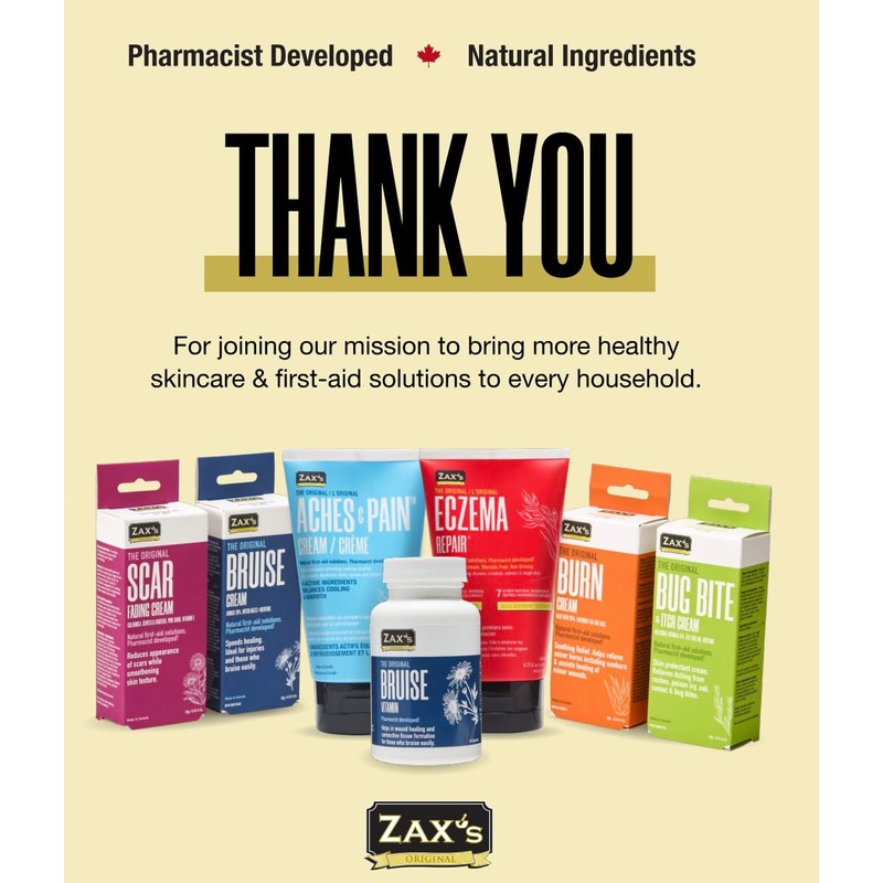 Zax's Original Burn Cream, Natural, Soothing, 6 Natural Ingredients, Heals