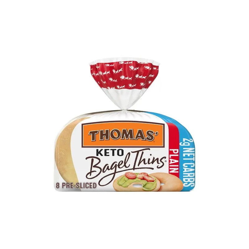 Pan Bagel Keto Thomas Delgados Keto Bagel Thins, 8 Pack