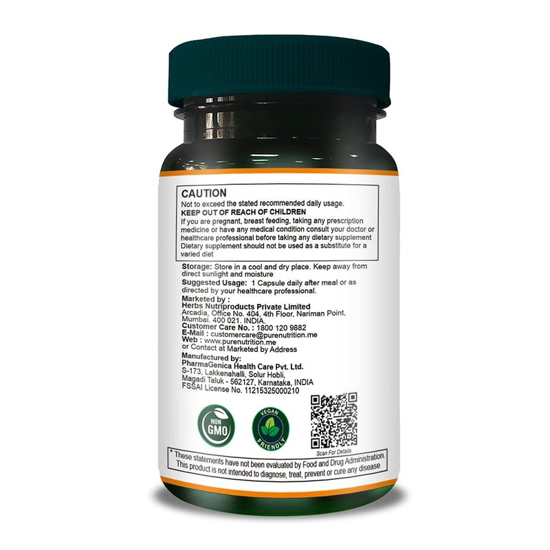 Pure Nutrition Neem Capsules 700mg. (Equivalent to 2600mg Neem Leaf