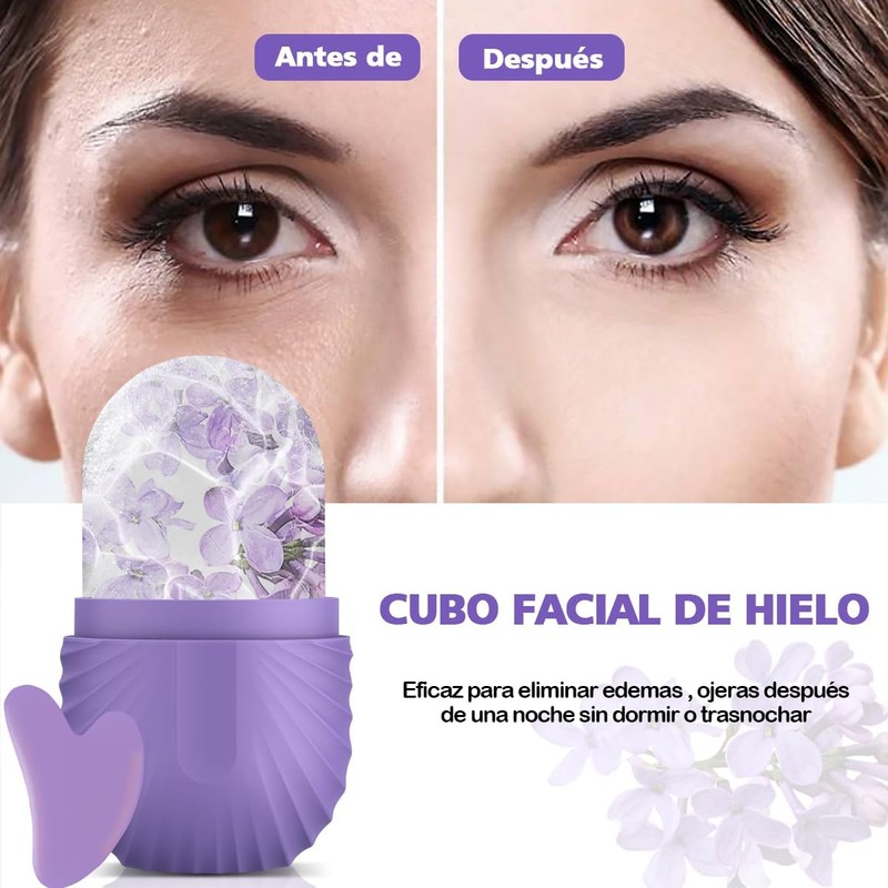 Rodillo de hielo facial KOUQIYA – Masaje refrescante y tensado