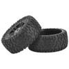 Lybunair RC Truck Rubber Tires with Hubs, 2Pcs Wheel Tyre