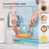 ELMWAY Powerful Electric Milk Frother, Battery Operated Drink Blender, Foam