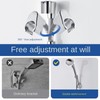 Shower Head Showerhead Holder Bracket Suction Cup Wall Mount Adjustable
