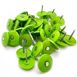 UberQuiet MLV Cap Nails, 1-inch, for Installation of Mass-Loaded Vinyl Noise Barriers, Medium (500 pcs)