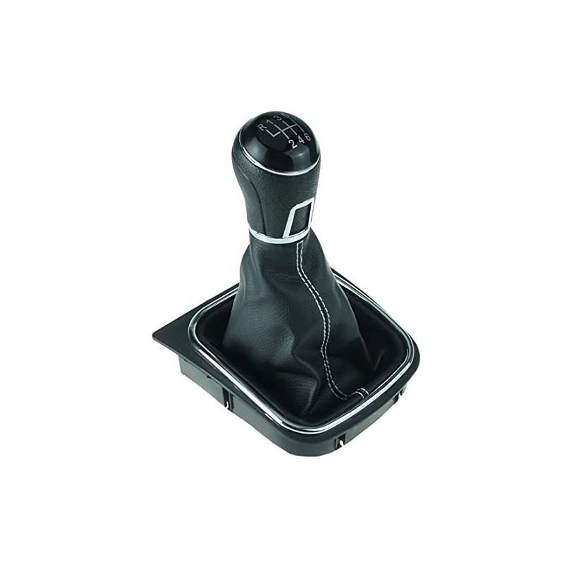 Do!LED Gear Stick Knob Gear Stick Gaiter Frame 6 Gears