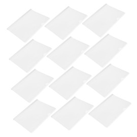 Gadpiparty 20Pcs Report Covers with Sliding Bar Transparent Document Folders Lightweight Plastic Resume Presentation File Organizers for School Office Use