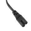 IEC320 C14 Male to IEC320 C7 Female Power Adapter Cable