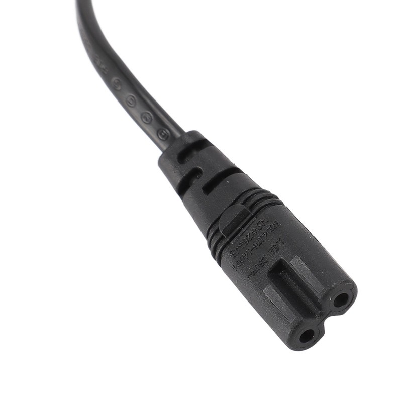 IEC320 C14 Male to IEC320 C7 Female Power Adapter Cable