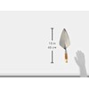 W. Rose RO312-10 10" Wide London Brick Trowel w/Leather Handle