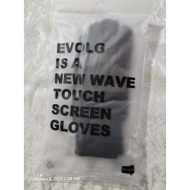 EVOLG Gloves , Charcol & Gray, New Wave Touch Screen Gloves