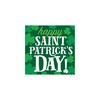 Clover St. Patrick's Day Beverage Napkins, 16 ct