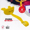 SAFEJAWZ Yellow Football Mouth Guard, Sports Lip Guard with Connected