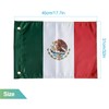 2PCS Mexico Flags for Whip Lights or Antenna Flag Poles,