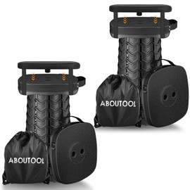 aboutool 2 Pack Collapsible Stool with Soft Removable Cushion & Waterproof Carry Bag - Lightweight Folding Stool, 485lbs Capacity, Portable for Adults, Camping, Fishing, Hiking, Outdoor, Travel