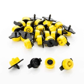 LST 25x Micro Dripper Mini Dripper Garden Irrigation Pressure Regulated Yellow 8L/H