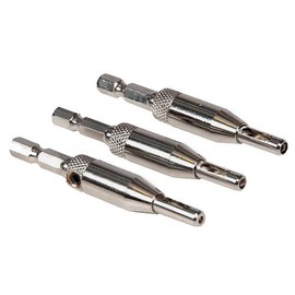 HINGE DRILL BIT SET 3PCE 2-3.6 MM DOOR POWER TOOL ACCESSORIES P257