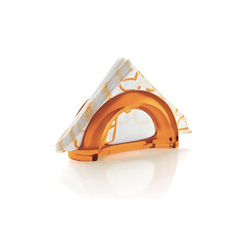 Guzzini Napkin Holder, White, 18.4x7.2x9.6 cm