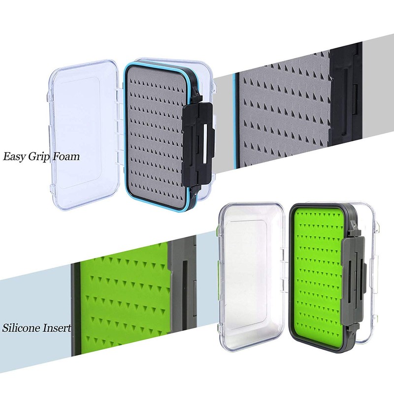 MAXIMUMCATCH Maxcatch Two-Sided Waterproof Fly Box Easy Grip Foam Jig
