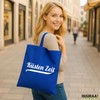Huuraa Tote Bag Küsten Zeit Schriftzug Geschenk 10 Liter Bright