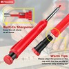 2 Piece Carpenter's Pencil Set, Mechanical Carpenter's Pencils Set, Deep