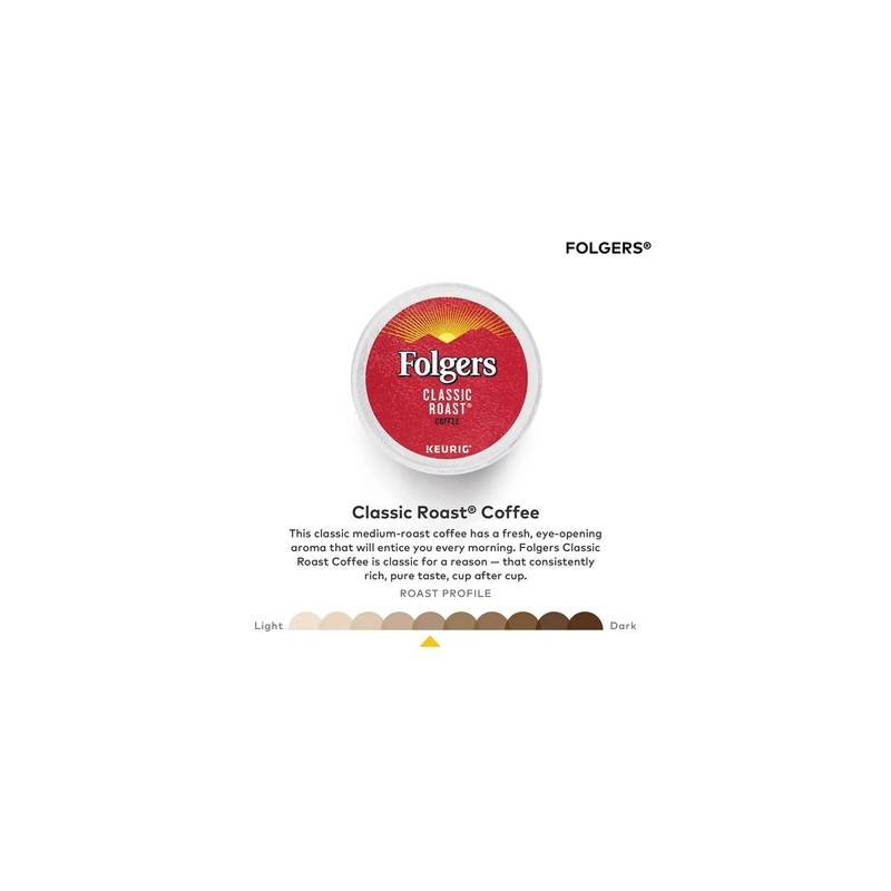 Folgers Classic Roast K-Cup for Keurig Brewers (48 Count)